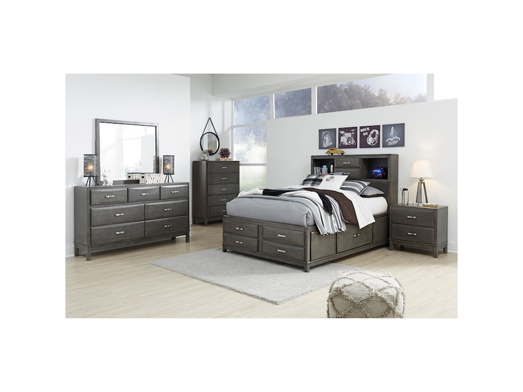 Signature Design by Ashley Caitbrook Full Bedroom Group | Royal Furniture | Bedroom Groups